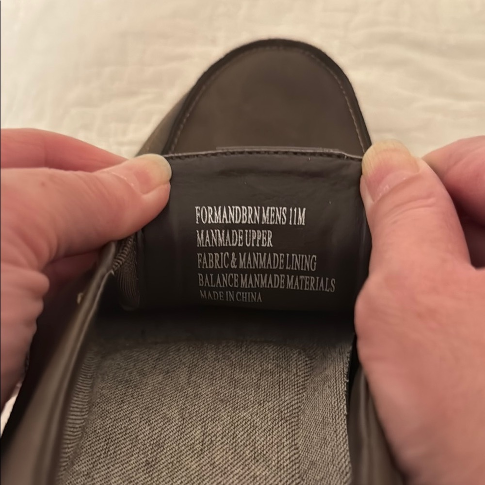 Izod Brown Loafers Comfortable Slip-Ons - Picture 6 of 7